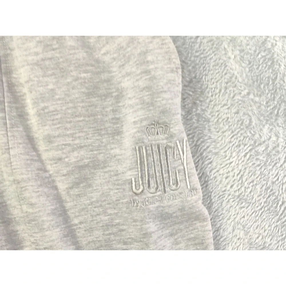 Juicy Couture Jogger Sweatpants Womens Gray Size XL Pockets Lightweight